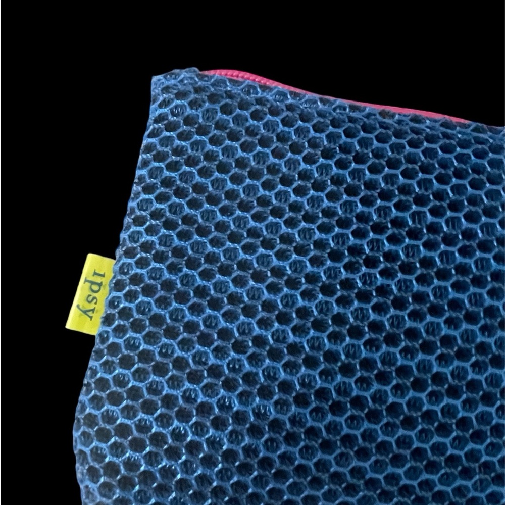 Ipsy Multi Colored Cosmetic Case * 7.25" x 5" * with pull - Picture 5 of 6